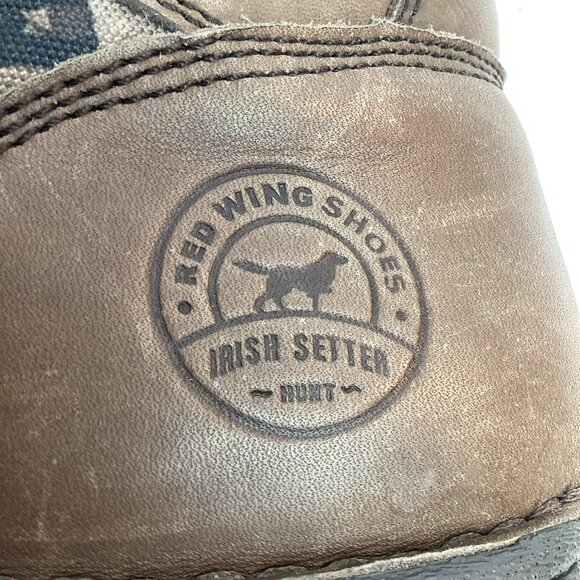 Red Wing Irish Setter Hunt 840 Havoc Mens 14 D Leather Camo Gore-Tex Boots Thin - Picture 13 of 16